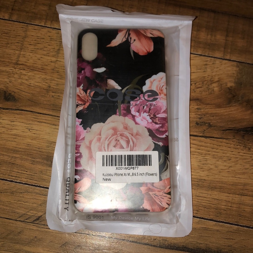 N.I.P IPHONE XS MAX CASE WITH FLORAL PATTERN